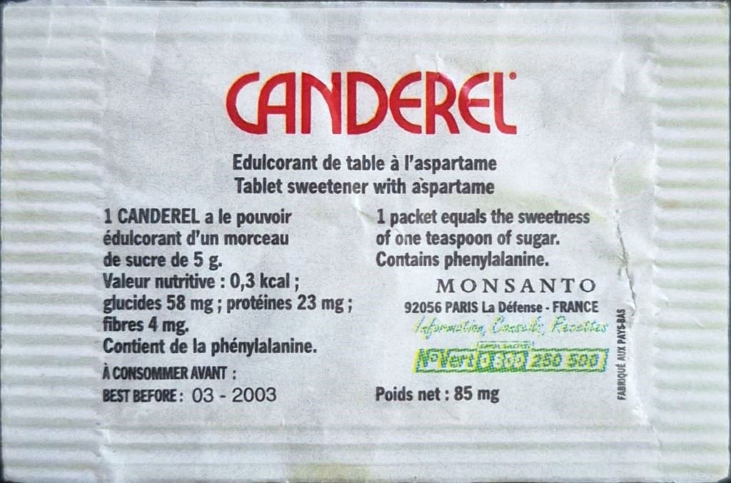 Ma collection personnelle de Sachets d'édulcorant de la marque d'édulcorant CANDEREL de France. Ma collection personnelle de Sachets d'édulcorant de la marque d'édulcorant CANDEREL de France.