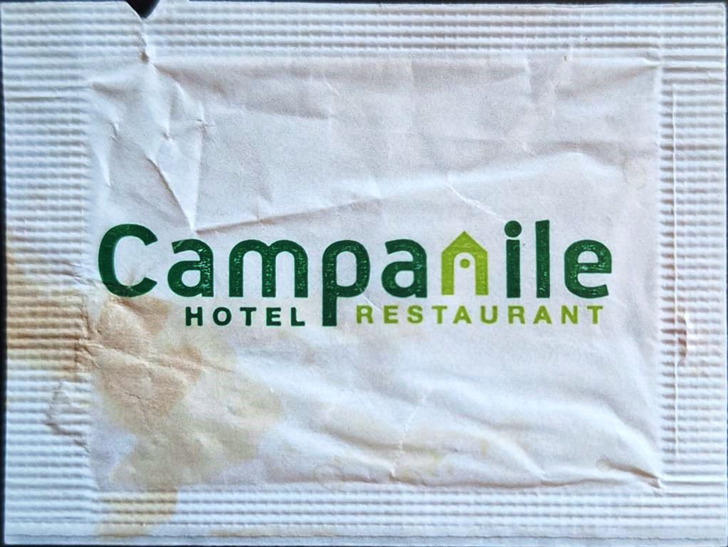 Ma collection personnelle de sachets d'édulcorant de l'hôtel CAMPANILE en France Ma collection personnelle de sachets d'édulcorant de l'hôtel CAMPANILE en France