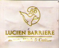 Ma collection personnelle de sachets d'édulcorant de l'hôtel LUCIEN BARRIERE en France Ma collection personnelle de sachets d'édulcorant de l'hôtel LUCIEN BARRIERE en France