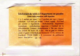 Ma collection personnelle de Sachets d'édulcorant de la marque d'édulcorant CARTE BLANCHE de France. Ma collection personnelle de Sachets d'édulcorant de la marque d'édulcorant CARTE BLANCHE de France.