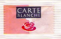 Ma collection personnelle de Sachets d'édulcorant de la marque d'édulcorant CARTE BLANCHE de France. Ma collection personnelle de Sachets d'édulcorant de la marque d'édulcorant CARTE BLANCHE de France.