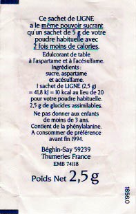 Ma collection personnelle de Sachets d'édulcorant de la marque d'édulcorant BEGHIN SAY de France. Ma collection personnelle de Sachets d'édulcorant de la marque d'édulcorant BEGHIN SAY de France.