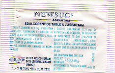 Ma collection personnelle de Sachets d'édulcorant de la marque d'édulcorant NEW SUC de France. Ma collection personnelle de Sachets d'édulcorant de la marque d'édulcorant NEW SUC de France.