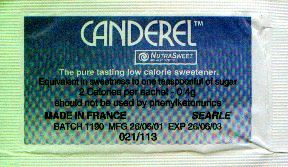 Ma collection personnelle de Sachets d'édulcorant de la marque d'édulcorant CANDEREL de France. Ma collection personnelle de Sachets d'édulcorant de la marque d'édulcorant CANDEREL de France.