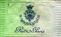 . Sachets d'édulcorant de l'hôtel RITZ de France.