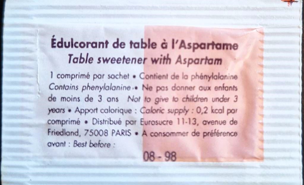 Ma collection personnelle de Sachets d'édulcorant de la marque d'édulcorant CARTE BLANCHE de France. Ma collection personnelle de Sachets d'édulcorant de la marque d'édulcorant CARTE BLANCHE de France.