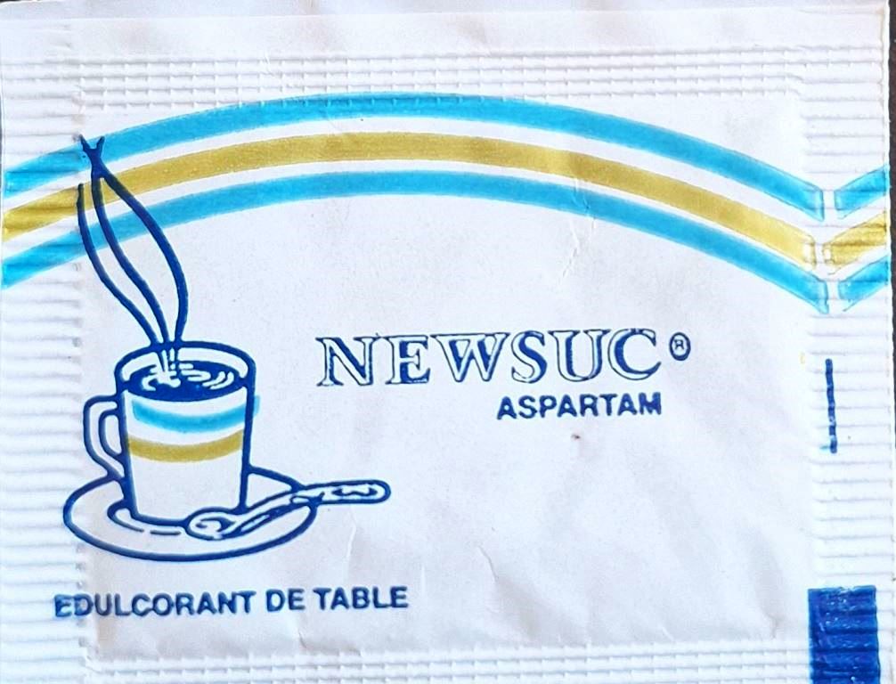 Ma collection personnelle de Sachets d'édulcorant de la marque d'édulcorant NEW SUC de France. Ma collection personnelle de Sachets d'édulcorant de la marque d'édulcorant NEW SUC de France.