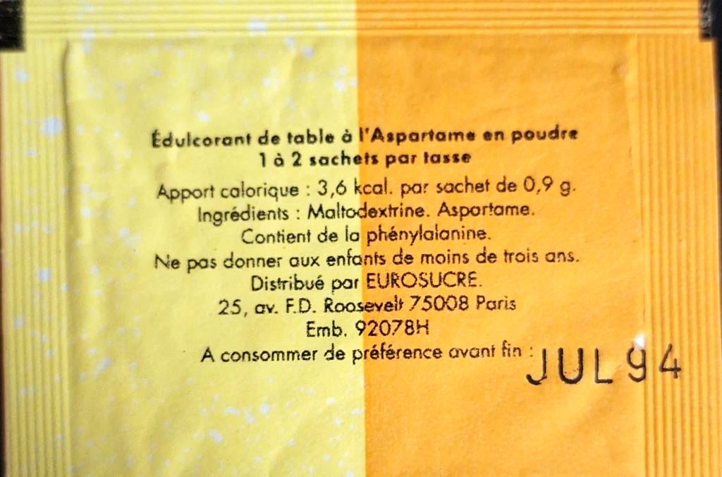 Ma collection personnelle de Sachets d'édulcorant de la marque d'édulcorant CARTE BLANCHE de France. Ma collection personnelle de Sachets d'édulcorant de la marque d'édulcorant CARTE BLANCHE de France.
