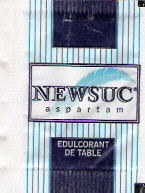 Ma collection personnelle de Sachets d'édulcorant de la marque d'édulcorant NEW SUC de France. Ma collection personnelle de Sachets d'édulcorant de la marque d'édulcorant NEW SUC de France.
