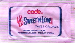 Sweetener packets from US store brands. Sweetener packets from US store brands.