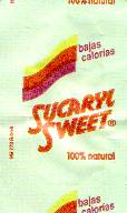 Sobres de edulcorantes de la marca de edulcorante uruguaya SUCARYL.