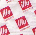 Sobres de edulcorantes de marcas de café de Uruguay.